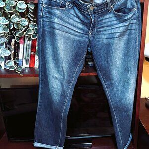 Paige Jimmy Skinny Jeans Women Blue Mid Rise Denim Stretch Straight Leg 29